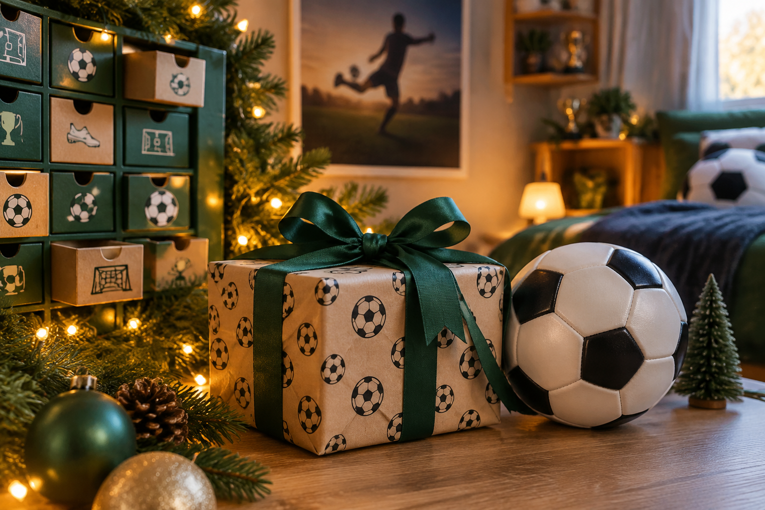 Adventskalenders met voetbalcadeautjes