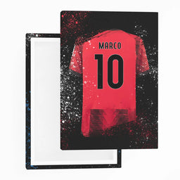Voetbalposter - Gepersonaliseerd met naam en nummer – foto 2 van 3