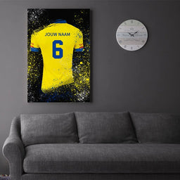 Voetbalposter - Gepersonaliseerd met naam en nummer – foto 3 van 5