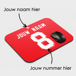 Voetbal muismat - Gepersonaliseerd met naam en nummer – foto 2 van 2