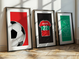 Voetbalposter - Gepersonaliseerd met naam en nummer – foto 4 van 5