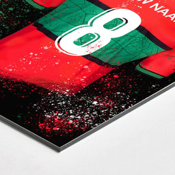 Voetbalposter - Gepersonaliseerd met naam en nummer – foto 5 van 5