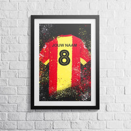 Voetbalposter - Gepersonaliseerd met naam en nummer – foto 2 van 5