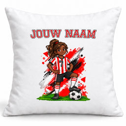 Voetbal Kussen - Gepersonaliseerd met naam en nummer – foto 4 van 4