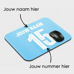 Voetbal muismat - Gepersonaliseerd met naam en nummer – foto 2 van 2