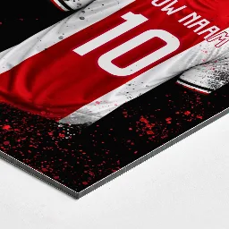 Voetbalposter - Gepersonaliseerd met naam en nummer – foto 3 van 3