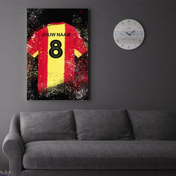 Voetbalposter - Gepersonaliseerd met naam en nummer – foto 3 van 5