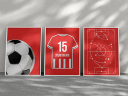 Voetbalposter - Gepersonaliseerd met naam en nummer – foto 4 van 5