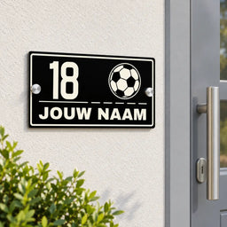 Naambordje Voordeur - Large met Bal – foto 2 van 3