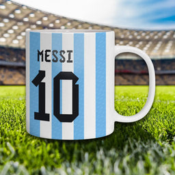Voetbalmok - Gepersonaliseerd met naam en nummer – gepersonaliseerd voetbalcadeau