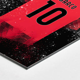 Voetbalposter - Gepersonaliseerd met naam en nummer – foto 3 van 3