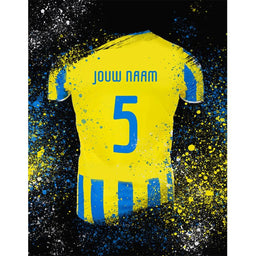 Voetbalposter - Gepersonaliseerd met naam en nummer – foto 3 van 4