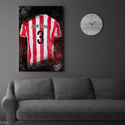Voetbalposter - Gepersonaliseerd met naam en nummer – foto 3 van 5