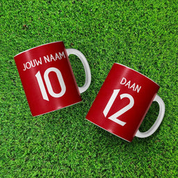 Voetbalmok - Gepersonaliseerd met naam en nummer – foto 2 van 2
