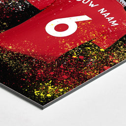 Voetbalposter - Gepersonaliseerd met naam en nummer – foto 3 van 3