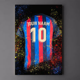 Voetbalposter - Gepersonaliseerd met naam en nummer – foto 3 van 5