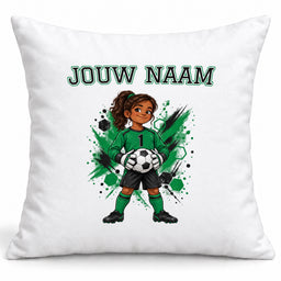 Voetbal Kussen - Gepersonaliseerd met naam en nummer – foto 4 van 4