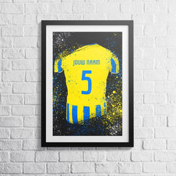 Voetbalposter - Gepersonaliseerd met naam en nummer – foto 2 van 4