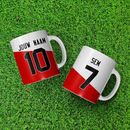Voetbalmok - Gepersonaliseerd met naam en nummer – foto 2 van 2