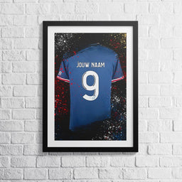 Voetbalposter - Gepersonaliseerd met naam en nummer – foto 2 van 5