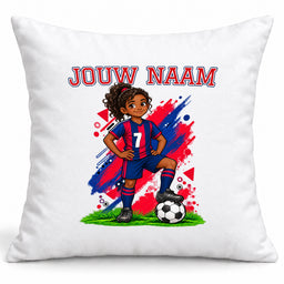 Voetbal Kussen - Gepersonaliseerd met naam en nummer – foto 4 van 4