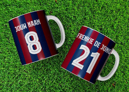 Voetbalmok - Gepersonaliseerd met naam en nummer – foto 2 van 3