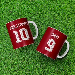 Voetbalmok - Gepersonaliseerd met naam en nummer – foto 2 van 3