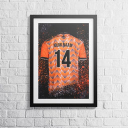 Voetbalposter - Gepersonaliseerd met naam en nummer – foto 2 van 5