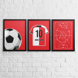 Voetbalposter - Gepersonaliseerd met naam en nummer – foto 4 van 5