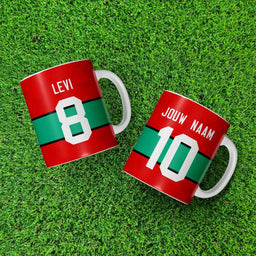Voetbalmok - Gepersonaliseerd met naam en nummer – foto 2 van 2