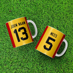 Voetbalmok - Gepersonaliseerd met naam en nummer – foto 2 van 2