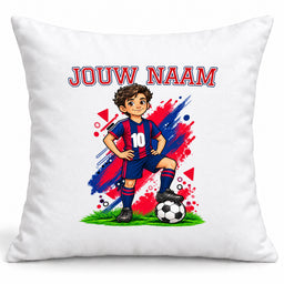 Voetbal Kussen - Gepersonaliseerd met naam en nummer – foto 2 van 4