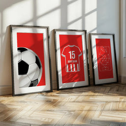 Voetbalposter - Gepersonaliseerd met naam en nummer – foto 5 van 5