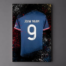 Voetbalposter - Gepersonaliseerd met naam en nummer – foto 3 van 5