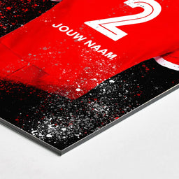 Voetbalposter - Gepersonaliseerd met naam en nummer – foto 4 van 5
