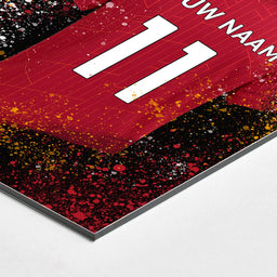 Voetbalposter - Gepersonaliseerd met naam en nummer – foto 3 van 3