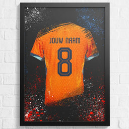 Voetbalposter - Gepersonaliseerd met naam en nummer – foto 3 van 5
