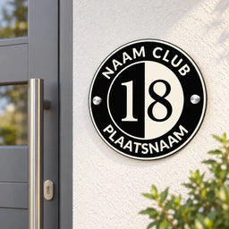 Naambordje Voordeur - Club Badge – foto 2 van 3