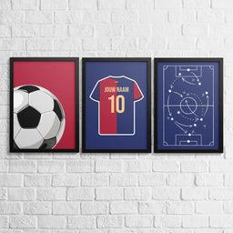 Voetbalposter - Gepersonaliseerd met naam en nummer – foto 3 van 5