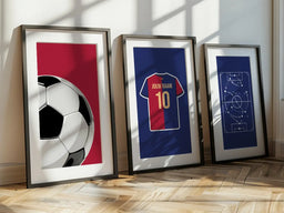 Voetbalposter - Gepersonaliseerd met naam en nummer – foto 5 van 5
