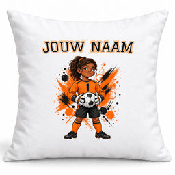 Voetbal Kussen - Gepersonaliseerd met naam en nummer – foto 4 van 4