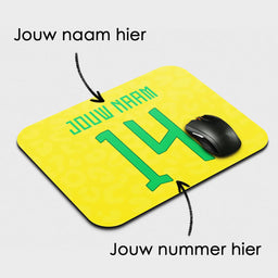 Voetbal muismat - Gepersonaliseerd met naam en nummer – foto 2 van 2