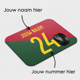 Voetbal muismat - Gepersonaliseerd met naam en nummer – foto 2 van 2