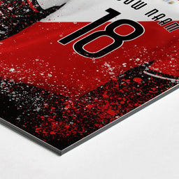 Voetbalposter - Gepersonaliseerd met naam en nummer – foto 5 van 5