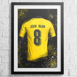 Voetbalposter - Gepersonaliseerd met naam en nummer – foto 2 van 6