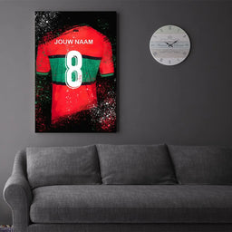 Voetbalposter - Gepersonaliseerd met naam en nummer – foto 3 van 5