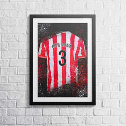 Voetbalposter - Gepersonaliseerd met naam en nummer – foto 2 van 5