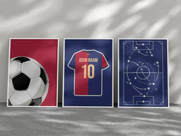 Voetbalposter - Gepersonaliseerd met naam en nummer – foto 4 van 5