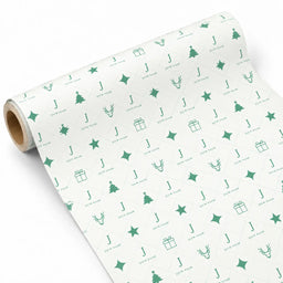 Inpakpapier Kerst Groen - Gepersonaliseerd met Naam – gepersonaliseerd voetbalcadeau
