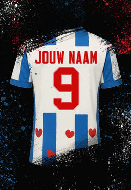 Voetbalposter - Gepersonaliseerd met naam en nummer – foto 4 van 4